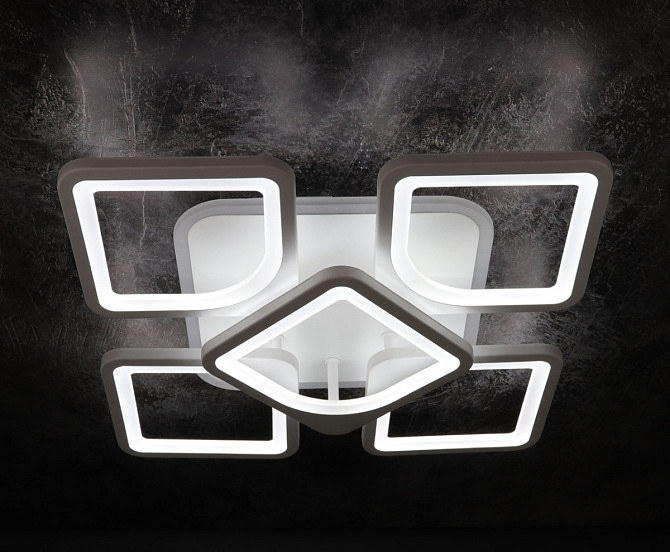 Люстра стельова LED з пультом A2281/4+1S-RGB-wh Білий 11х40х40 см. Киев - изображение 1