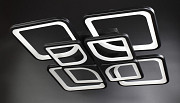 Люстра стельова LED з пультом A2281/4+4-bk Чорний 10х56х56 см. Київ
