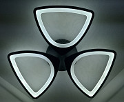 Люстра стельова LED з пультом A2282/3-bk Чорний 9х63х63 см. Київ