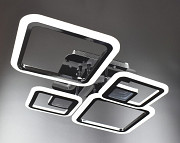 Люстра стельова LED з пультом A2720/2+2-3D-bk Чорний 10х48х71 см. Киев