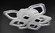 Люстра стельова LED з пультом A2721/4+4SQ-3D-wh Білий 10х44х44 см. Киев