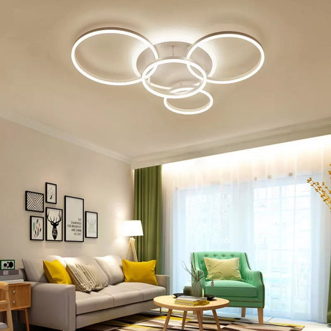 Люстра стельова LED з пультом A55021/4-RGB-wh-k Білий 12х69х79 см. Киев - изображение 1