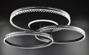 Люстра стельова LED з пультом A55063/3A-RGB-bk-ch Чорний 17х81х81 см. Киев