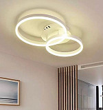 Люстра стельова LED з пультом A8008/2-wh-k Білий 10х40х62 см. Киев