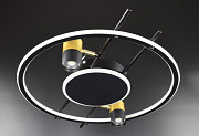 Люстра стельова LED з пультом G936/2-led Чорний 9х52х65 см. Киев