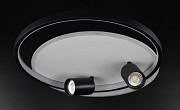 Люстра стельова LED з пультом K012/2-led Чорний 12х42х50 см. Киев
