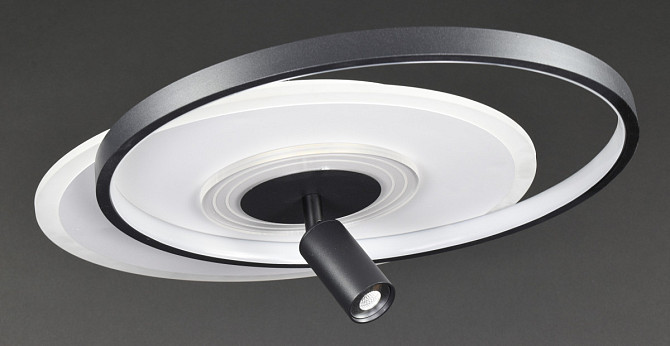Люстра стельова LED з пультом MJ50-500-bk-wh Білий 9х40х50 см. Киев - изображение 1