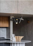 Люстра стельова підвісна в стилі LOFT (лофт) J063/6-bk-k Чорний 30-200х45х45 см. Київ