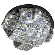 Люстра стельова кришталева LED з пультом C8772/350 Хром 19х35х35 см. Київ