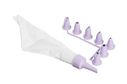 Мішок кондитерський з насадками Ardesto tasty baking AR-2307-LP фіолетовий Київ