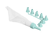 Мішок кондитерський з насадками Ardesto tasty baking AR-2307-TP блакитний Київ