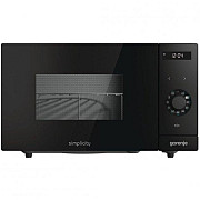 Мікрохвильова піч Gorenje MO-235-SYB 23 л чорна Киев