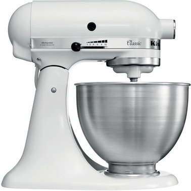 Міксер планетарний KitchenAid Artisan 5K45SSEWH 300 Вт білий Київ - изображение 1