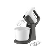 Міксер стаціонарний Tefal HT464138 500 Вт сірий Киев