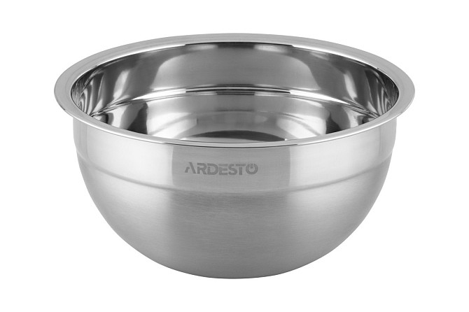 Миска Ardesto Gemini AR-1624-SS 24 см срібляста Киев - изображение 1