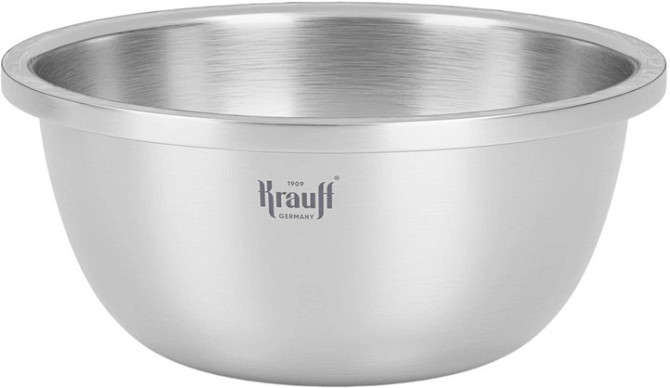 Миска Krauff 29-298-042 7.7 л 34 см срібляста Киев - изображение 1