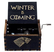 Музична скринька вінтажна Гра Престолів Winter Coming 5326 чорна Киев