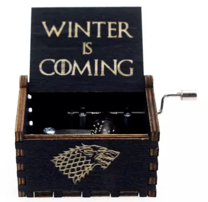 Музична скринька вінтажна Гра Престолів Winter Coming 5326 чорна Киев - изображение 1