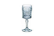 Набір келихів для вина 200 мл 6 шт Diamond Bohemia 1KD27/99T41/200 Киев
