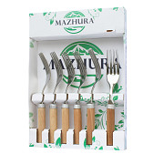 Набір виделок закусочних Mazhura Beech Wood MZ-505664 6 шт Киев