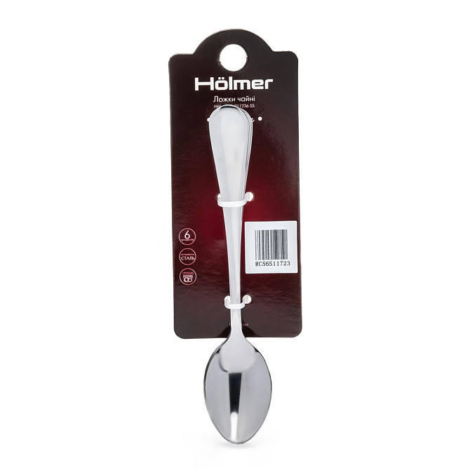 Набір десертних ложок Holmer Classic TS-011236-SS 6 шт. 12.3 см Киев - изображение 1