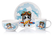 Набір дитячого посуду Ardesto Panda pilot AR-3451-PS 3 предмети Киев