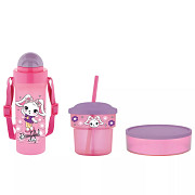Набір для ланча дитячий Gustо Kai GT-G-712008-pink 3 предмета рожевий Киев