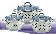 Набір каструль 6 предметів Bohmann BH-0127-6-cream Киев