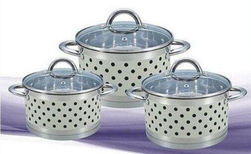 Набір каструль 6 предметів Bohmann BH-0127-6-cream Киев - изображение 1