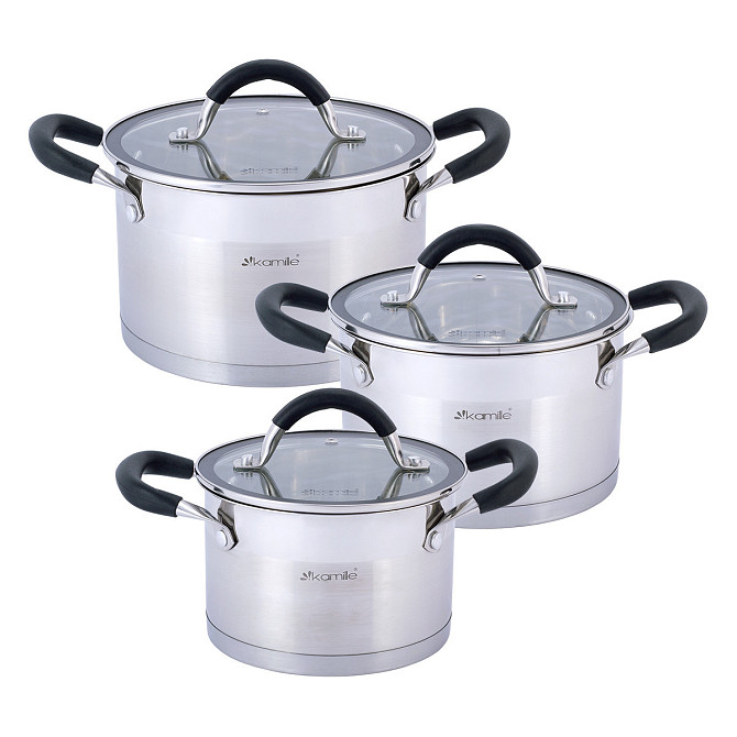 Набір каструль Kamille KM-5752 6 предметів Киев - изображение 1