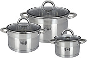 Набір каструль Krauff Grand Chef 26-238-064 6 предметів Киев