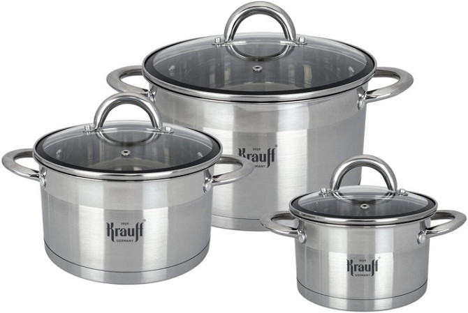 Набір каструль Krauff Grand Chef 26-238-064 6 предметів Киев - изображение 1