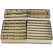 Набір коробок-органайзерів для зберігання білизни Stenson 32х32х10 см Киев