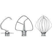 Набір насадок KitchenAid 5KSM5TH3PSS 3 шт сірий Киев