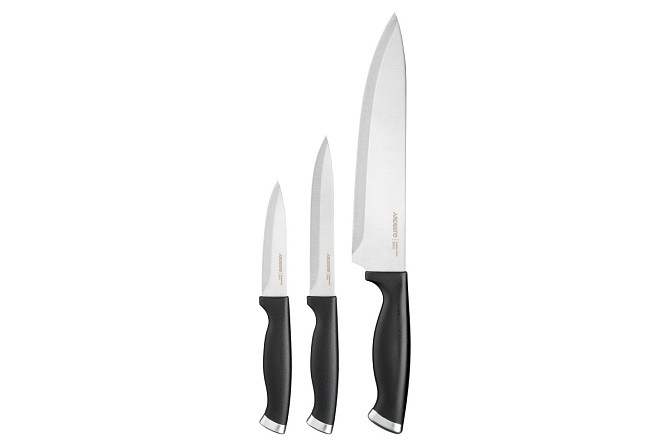 Набір ножів Ardesto Gemini Gourmet AR-2103-BL 3 предмети чорний Київ - изображение 1