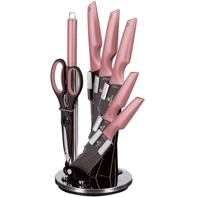 Набір ножів Berlinger Haus Metallic Line I-Rose Collection BH-2585 Киев - изображение 1