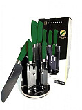 Набір ножів Edenberg EB-11006-Green 6 предметів зелений Киев