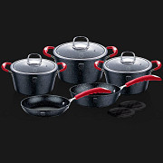Набір посуду 10 предметів Black Stone Touch Line Berlinger Haus BH-1166N Киев