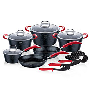Набір посуду 15 предметів Black Stone Touch Line Berlinger Haus BH-1172N Киев
