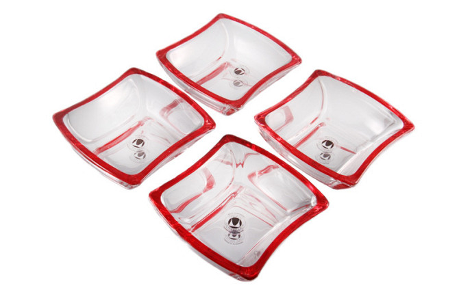 Набір салатників 9.5 см 4 шт Winx Cherry Red Walther-Glas WG-4484 Киев - изображение 1