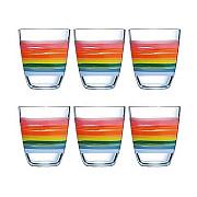 Набір склянок 310 мл 6 шт Neo Color Pencil Luminarc N1323 Киев