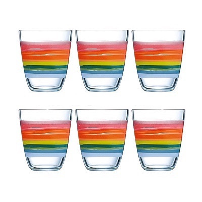 Набір склянок 310 мл 6 шт Neo Color Pencil Luminarc N1323 Киев - изображение 1