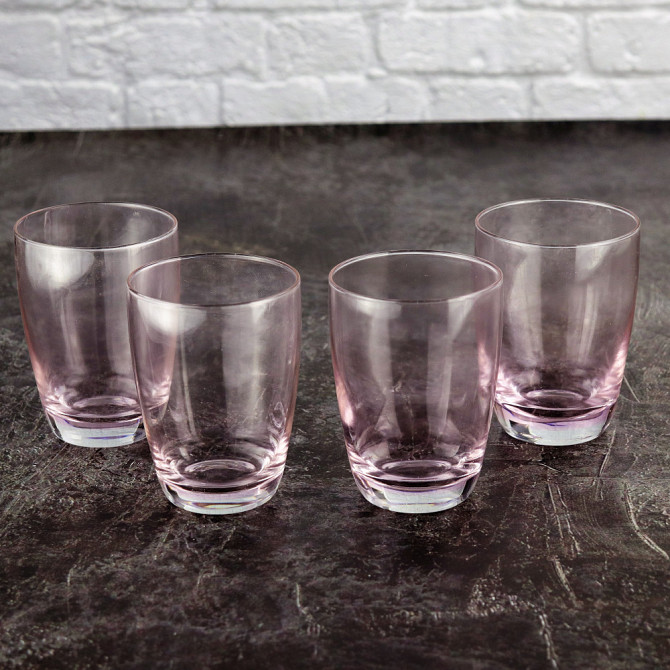 Набір стаканів низьких Luminarc Variation Shades Pink D4843 340 мл 4 шт Киев - изображение 1