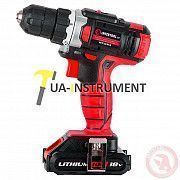 Дрель-шуруповерт аккумуляторная Li-Ion 18В INTERTOOL WT-0313 Кременчуг