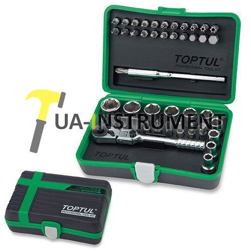 Набор инструмента TOPTUL 1/4" 41ед. (12-гр.) GADW4502 Кременчуг - изображение 1