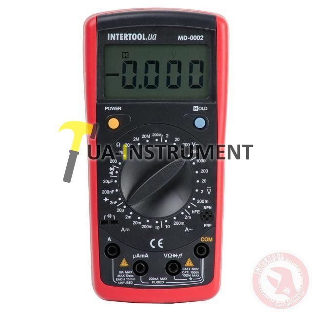 Мультиметр цифровой INTERTOOL MD-0002 Кременчуг - изображение 1