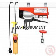Лебедка электрическая 220/230В, 1600Вт, 500/999кг, трос 5.6мм*12м Intertool GT1483 Кременчуг