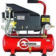 Компрессор 9л, 0.75кВт, 1.0HP, 220 В, 8атм, 160л/мин Intertool PT-0002 Кременчуг