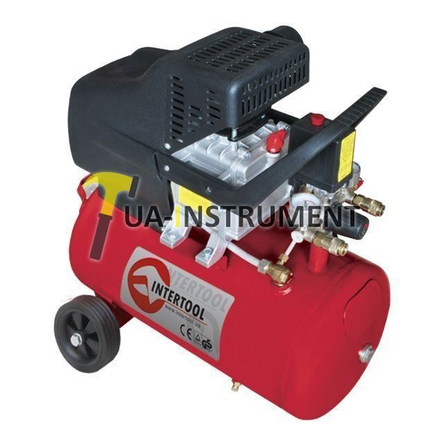 Компрессор масляный 24 л Intertool PT-0009 Кременчуг - изображение 1