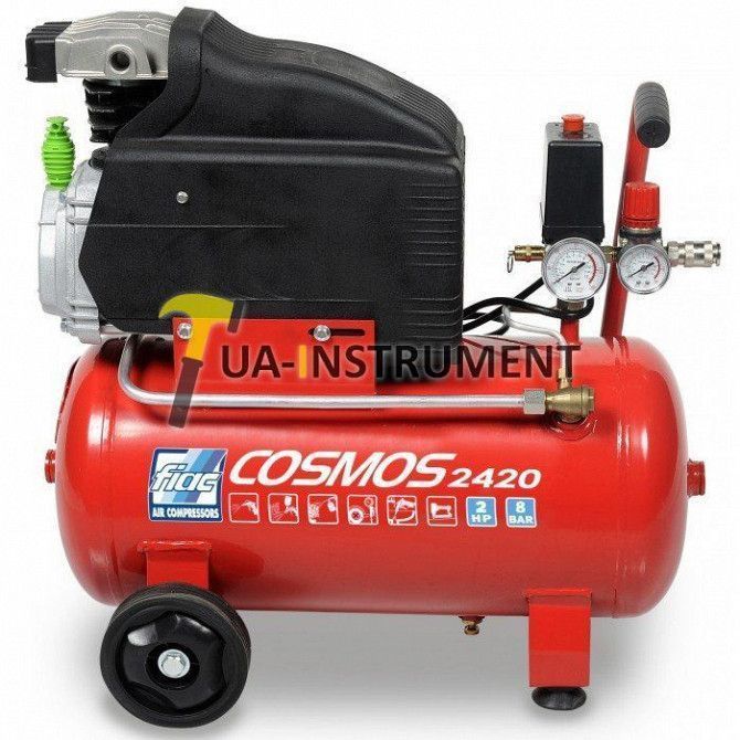 Компрессор поршневой Vрес=24л COSMOS 2420 220V CE ROSSO FIAC 9995260000 Кременчуг - изображение 1